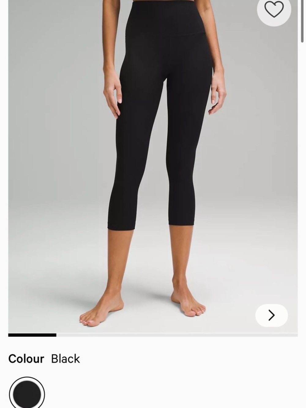 lululemon Align High-Rise Ribbed Crop 23"